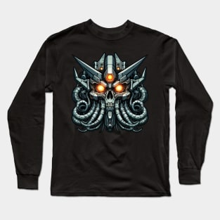 Biomech Cthulhu Overlord S01 D52 Long Sleeve T-Shirt